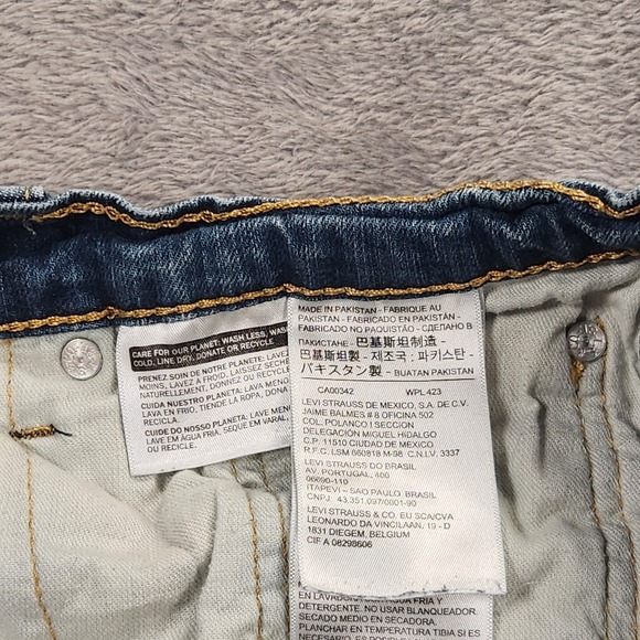 Levis Jeans 541 Mens 32x32 Blue Athletic Tapered Medium Wash Denim - Picture 14 of 16